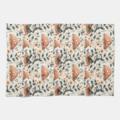 Whimsical Gnome & Mushroom Enchanting Woodland Theedoek (Horizontaal)