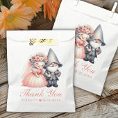 Whimsical Gnome Rustic Garden Wedding Dank u Bedankzakje