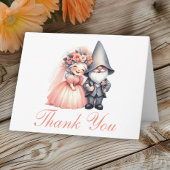 Whimsical Gnome Wedding Dank u Sinaasappel Woodlan Kaart