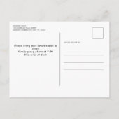 Whimsical Gnomen BBQ Boerderij Familiereünie Uitnodiging Briefkaart (Achterkant)