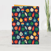 Whimsical Gnomen Een foto Vrolijk Kerstfeest Feestdagen Kaart (Achterkant)