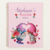 Whimsical Gnomen in Love Personalized Planner (Voorkant)