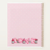 Whimsical Gnomen in Love Personalized Planner (Achterkant)