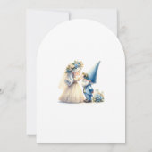 Whimsical Gnomes Fun Wedding Invitation  Kaart (Achterkant)