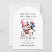 Whimsical Gnomes Fun Wedding Invitation Kaart (Voorkant)