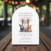 Whimsical Gnomes Fun Wedding Invitation Kaart