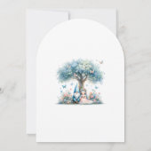 Whimsical Gnomes Fun Wedding Invitation  Kaart (Achterkant)