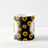 Whimsical Gnomes met Zonnebloemen Koffiemok (Center)