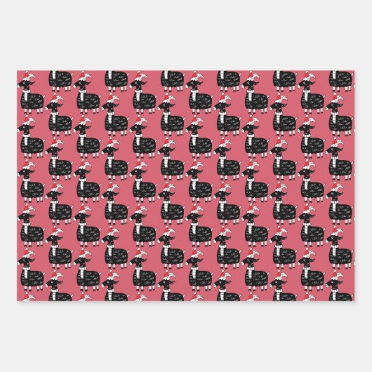 Whimsical-Goats Inpakpapier Vel (Voorkant 3)