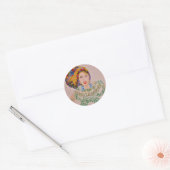 Whimsical Goddess Ronde Sticker (Envelop)
