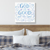 Whimsical Goed is Goede Typografie Canvas Afdruk (Insitu (Slaapkamer))