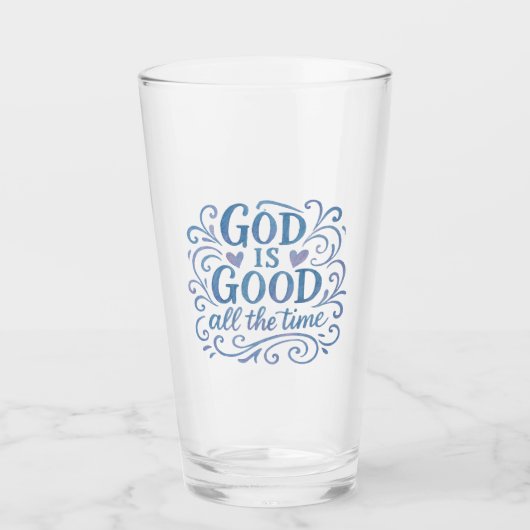 Whimsical Goed is Goede Typografie Glas (Voorkant)