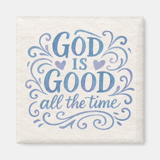 Whimsical Goed is Goede Typografie Magneet (Voorkant)
