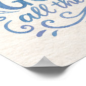 Whimsical Goed is Goede Typografie Poster (Hoek)
