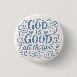Whimsical Goed is Goede Typografie Ronde Button 3,2 Cm