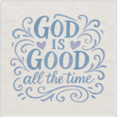 Whimsical Goed is Goede Typografie Sticker (Voorkant)