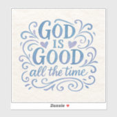 Whimsical Goed is Goede Typografie Sticker (Vel)