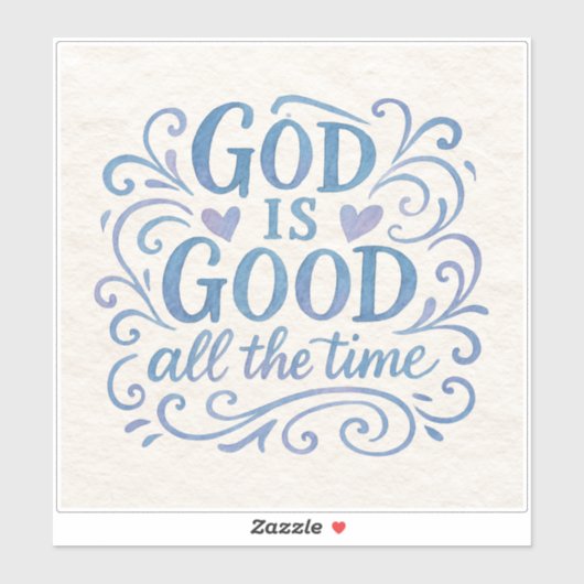 Whimsical Goed is Goede Typografie Sticker (Vel)