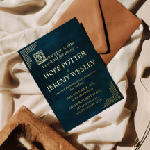 Whimsical Gold Emerald Storybook Fairy Tale Castle