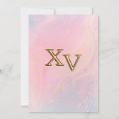 Whimsical Gold Fairy Pixie Invitation Kaart (Achterkant)