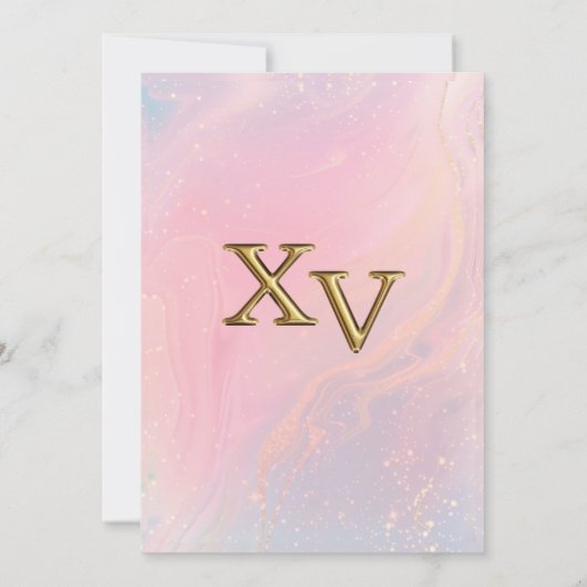 Whimsical Gold Fairy Pixie Invitation Kaart (Achterkant)