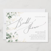 Whimsical Gold | Horizontaal Vrijgezellenfeest Kaart (Voorkant)