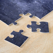 whimsical gold mandala confetti design legpuzzel (Zijkant)