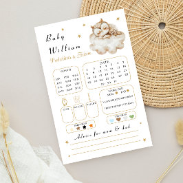 Whimsical Gold Star Baby voorspellingen advies spe