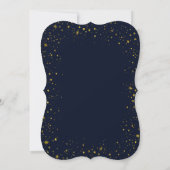 Whimsical Gold Sterrennacht Navy Blue WE DOEN NOG  Kaart (Achterkant)