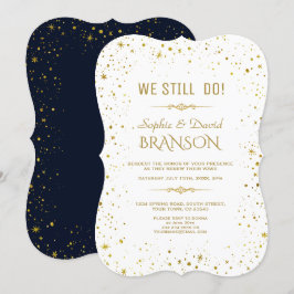 Whimsical Gold Sterrennacht Navy Blue WE DOEN NOG Kaart