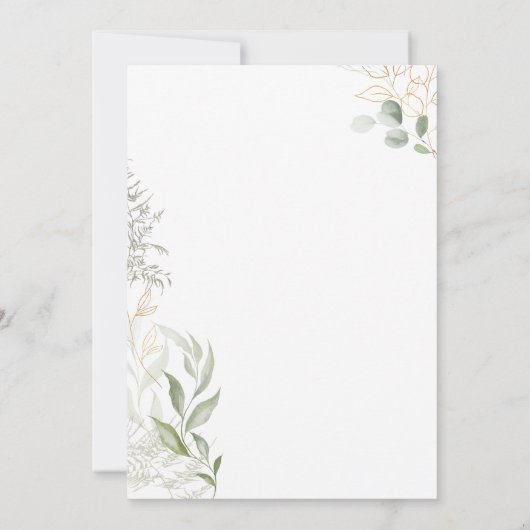 Whimsical Gold | We doen nog steeds een stembusver Kaart (Achterkant)