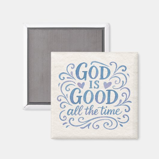Whimsical Good is een goede typografie Magneet (Voorkant / Achterkant)