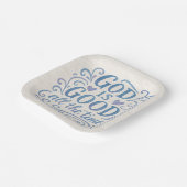 Whimsical Good is een goede typografie Papieren Bordje (Gebogen)