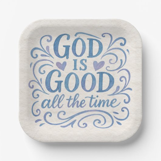 Whimsical Good is een goede typografie Papieren Bordje (Voorkant)