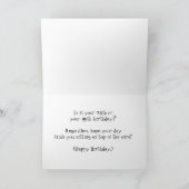 Whimsical Goofy Birds Verjaardag Kaart (Binnen)