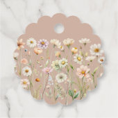 Whimsical Goose Baby shower Bedankt Bedankjes Labels (Achterkant)