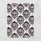 Whimsical Gothic bruiloft Gast Details Informatiekaartje (Achterkant)