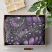 Whimsical Gothic Butterfly Paarse Decoupage Tissuepapier (Geschenk)