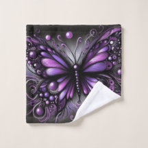 Whimsical Gothic Butterfly Paarse Zwart Kleurrijk