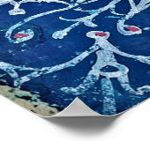 Whimsical Gothic Cat Poster - Retro Art (Hoek)