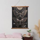 Whimsical Gothic Death's Head Moth Hangend Wandkleed (Slaapkamer)