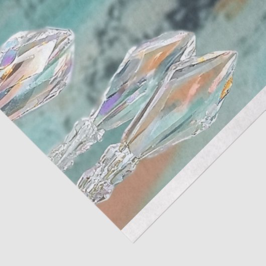 Whimsical Gothic Gargoyle Fairy Decoupage Tissuepapier (Detail)