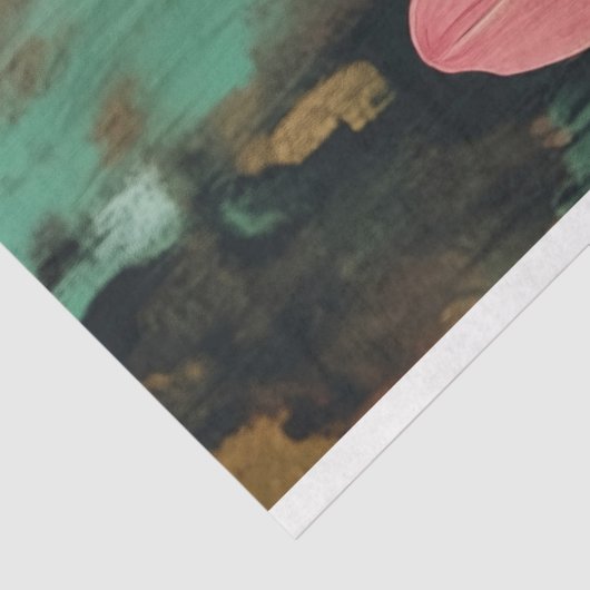 Whimsical Gothic Gargoyle Fairy Decoupage Tissuepapier (Detail)