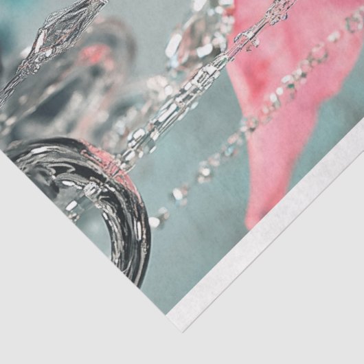 Whimsical Gothic Gargoyle Fairy Pink Wings Tissuepapier (Detail)