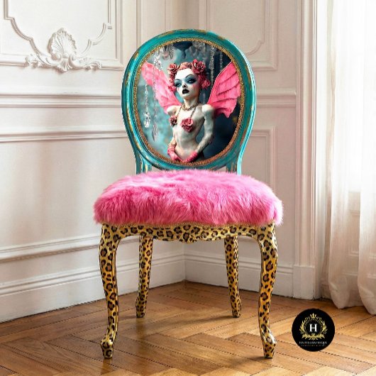 Whimsical Gothic Gargoyle Fairy Pink Wings Tissuepapier