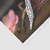 Whimsical Gothic Gargoyle met Bloesems Decoupage Tissuepapier (Detail)