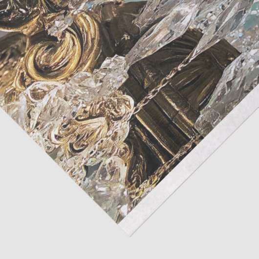 Whimsical Gothic Gargoyle Starlet Fairy Decoupage Tissuepapier (Detail)