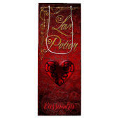 Whimsical Gothic Love Potion Wijn Cadeautas (Voorkant)