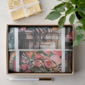 Whimsical Gothic Paris Gargouille Decoupage Tissuepapier (Geschenk)