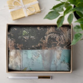 Whimsical Gothic Paris Gargoyle Floral Craft Tissuepapier (Geschenk)